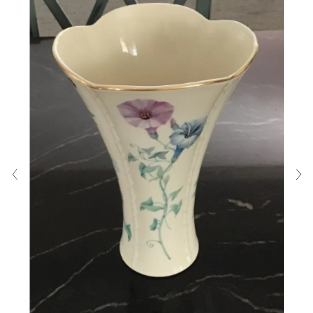 Retired, Lenox Morning glory Vase